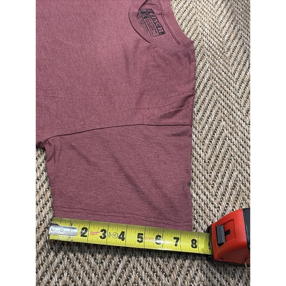 Cinch Authentic Classic Western Brand Maroon T-Shirt Mens  XL - Picture 7 of 9